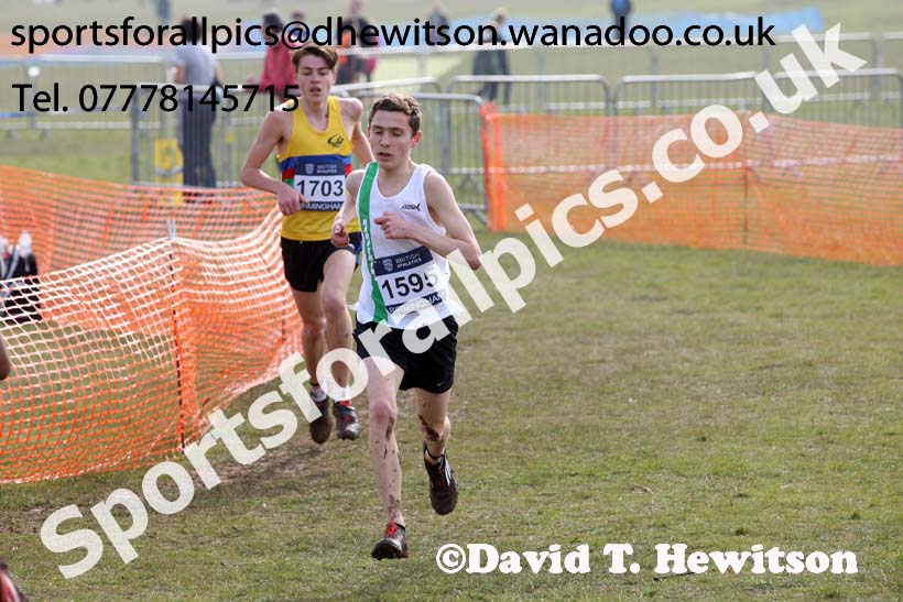 Boys under-15s 2016 Inter Counties Cross Country Champs. and Cross Challenge Final, Cofton Park, Birmingham. Photo: David T. Hewitson/Sports for All Pics